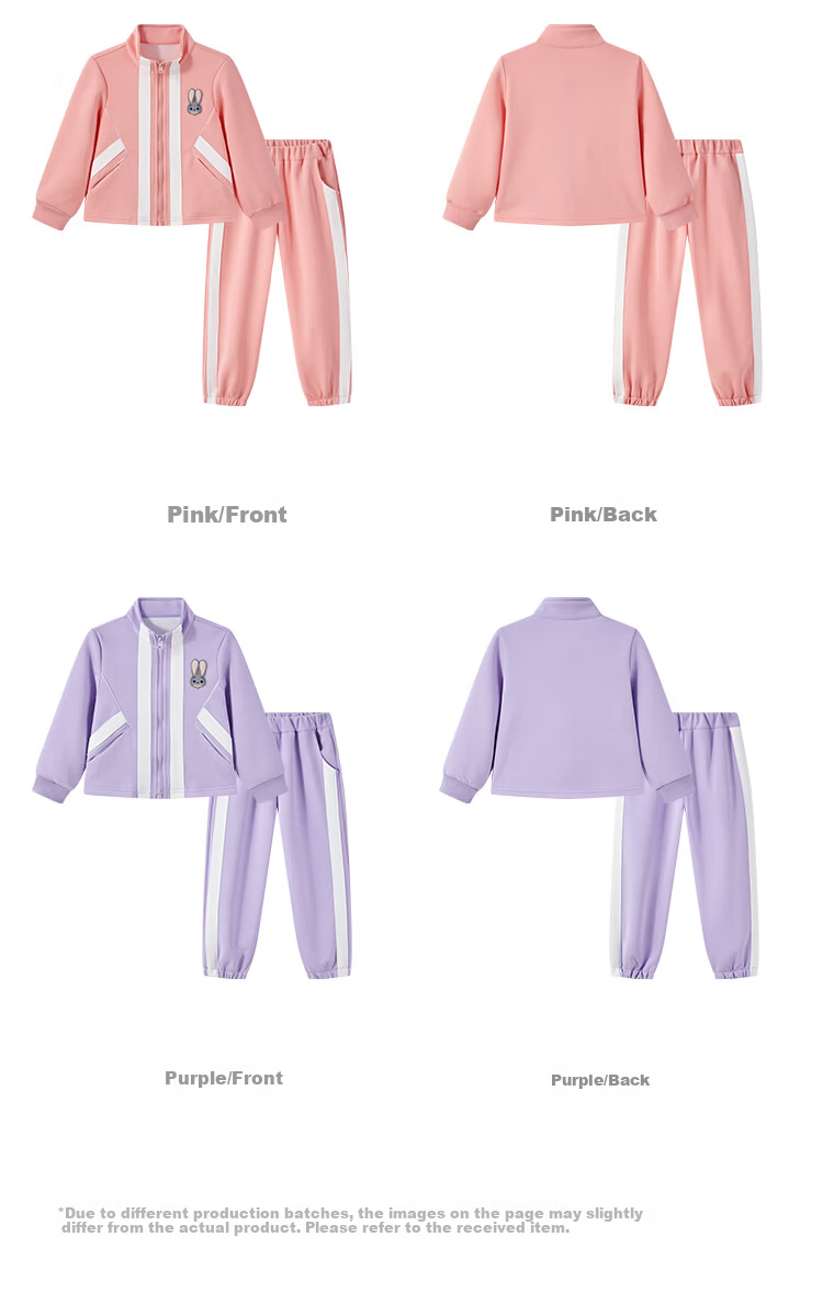 Disney Girls' Spring Autumn 2026 New Fashionable Cardigan Jacket and Casual Pants Two-Piece Set 4