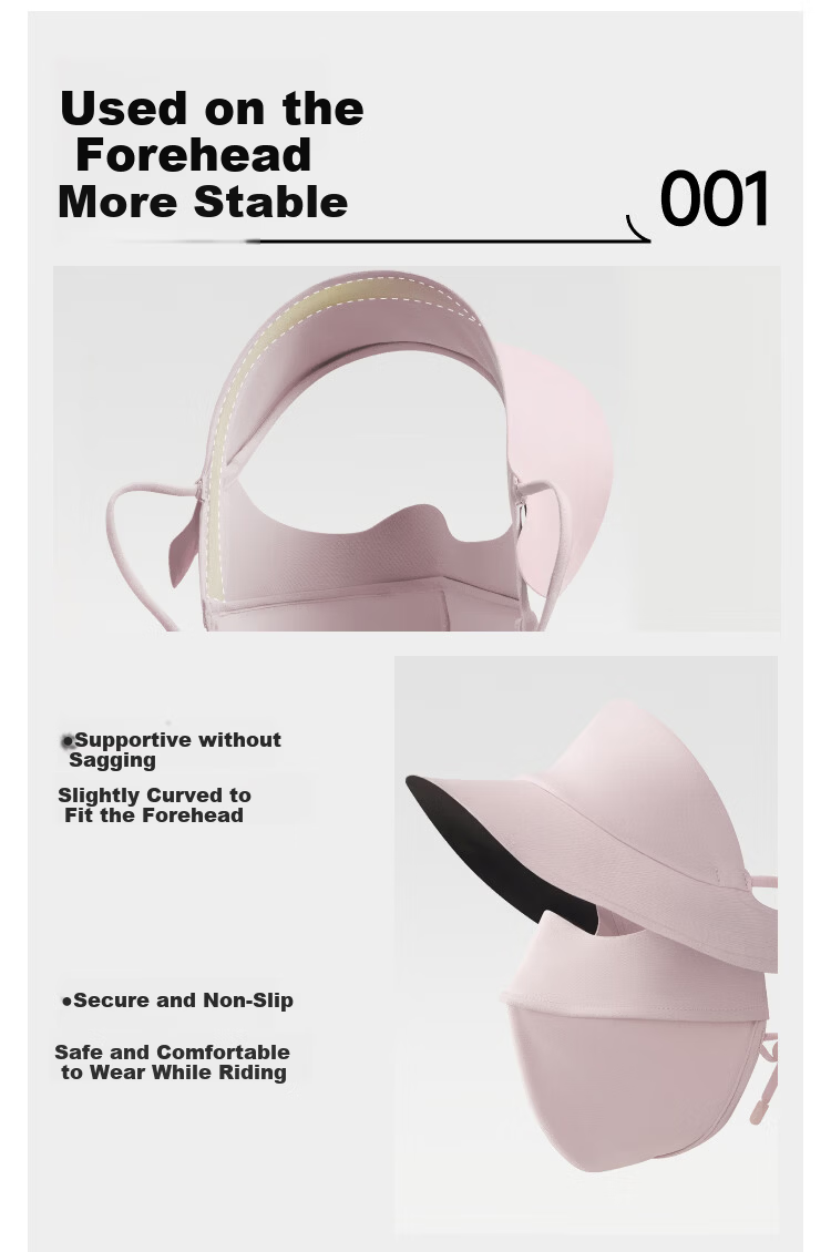 Beneunder Black Vinyl Full Face Sun Protection Mask UV Protection Face Bikini Integrated Sunshade Gray 5