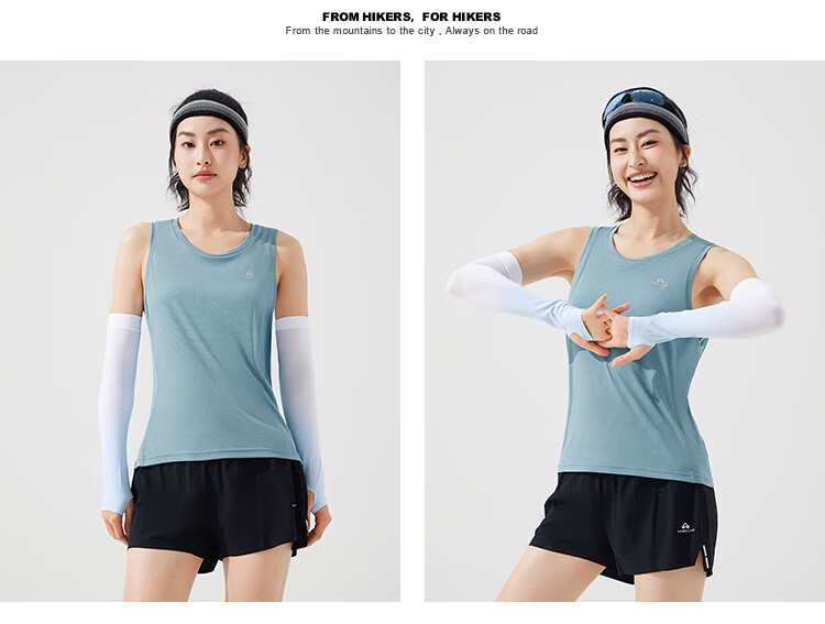 Toread Men's Quick-Dry Sleeveless T-Shirt Summer Lightweight Trail Running Moisture-Wicking Breathable Vest Yunxiao Blue 2XL 25