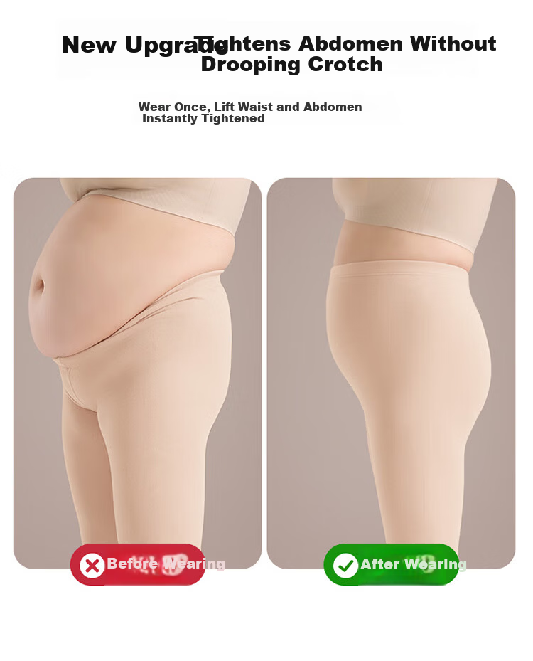 MiiOW [Cashmere Silk] Plus Size Women's Thermal Autumn Pants Fleece-Lined Winter Leggings Thermal Base Layer 9
