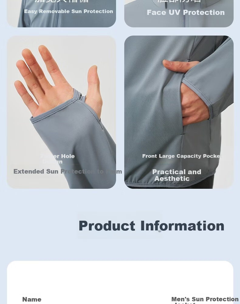 LangSha Sun Protection Clothing for Men And Women, Cool Ice Silk Sun Protection Garment, UV-Resistant, Ultra-Thin, Breathable, Quick-Drying Outdoor Fishing Wear 10