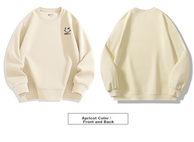 Warrior Men's Sweatshirt Spring and Autumn Comfortable Casual Crew Neck Long Sleeve T-Shirt Simple Pullover Base Layer 6