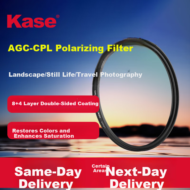 Kase CPL Polarizer 37mm MC Multi-Coated Circular Polarizing Filter AGC CPL