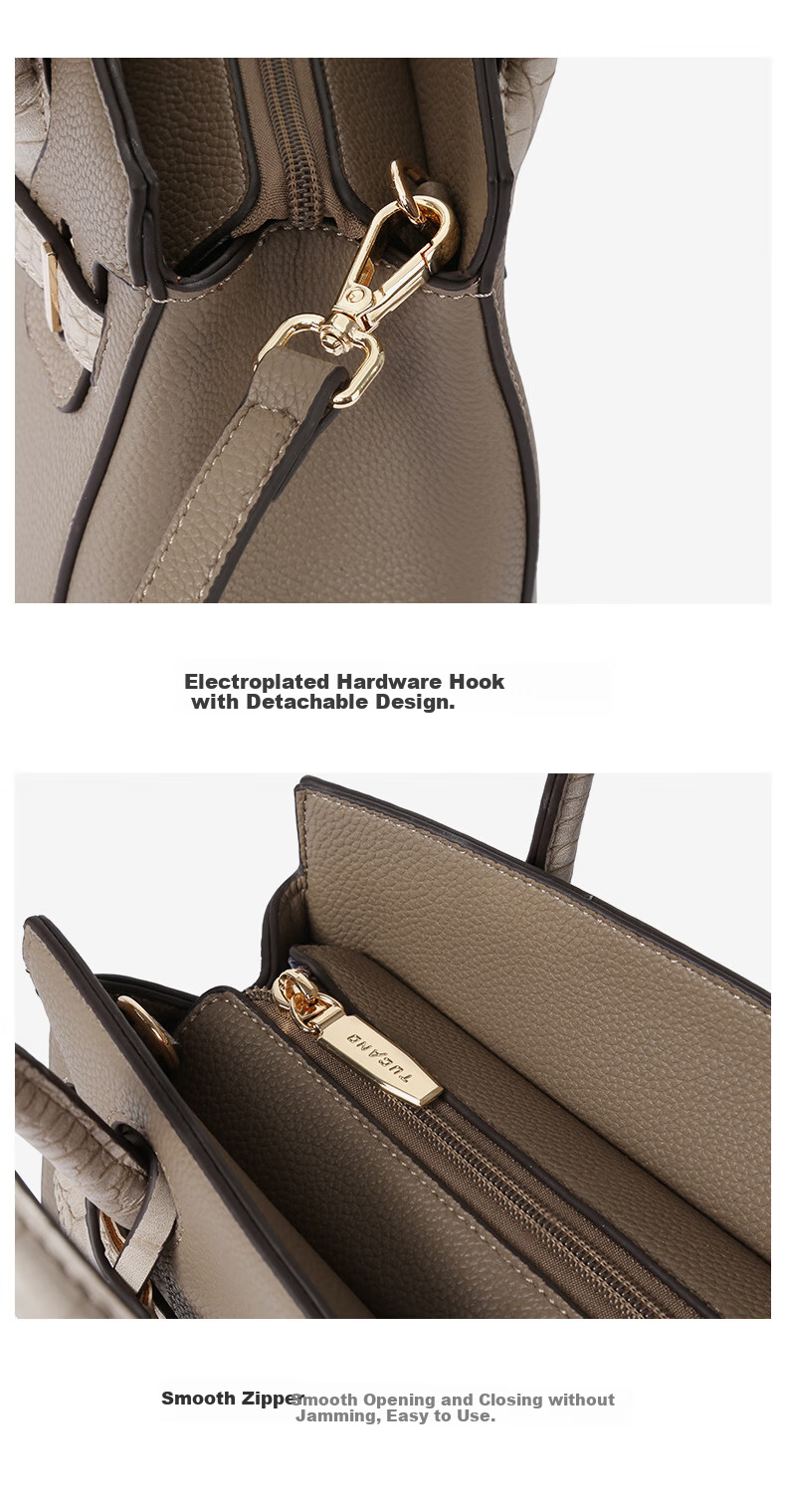 TUCANO 2026 New Women's Leather Handbag Luxury Kelly Shoulder Crossbody Bag Mother's Day Gift 17