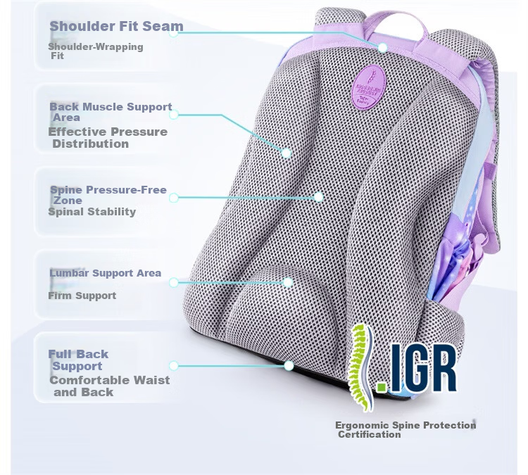 TigerFamily Elementary School Backpack for Grades 1-3, Children's School Bag, Spine-Protecting Large Capacity Backpack for Boys And Girls 12