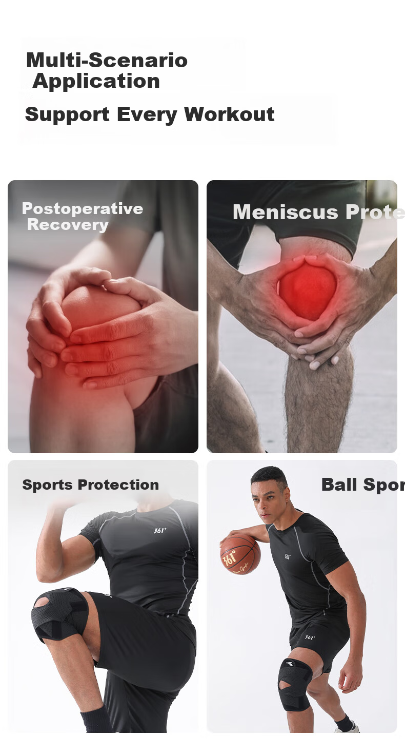 361° Knee Brace for Meniscus Injury, Medical Effusion, Sports Ligament Support, Knee Arthritis Protector, Summer Running and Hiking 14