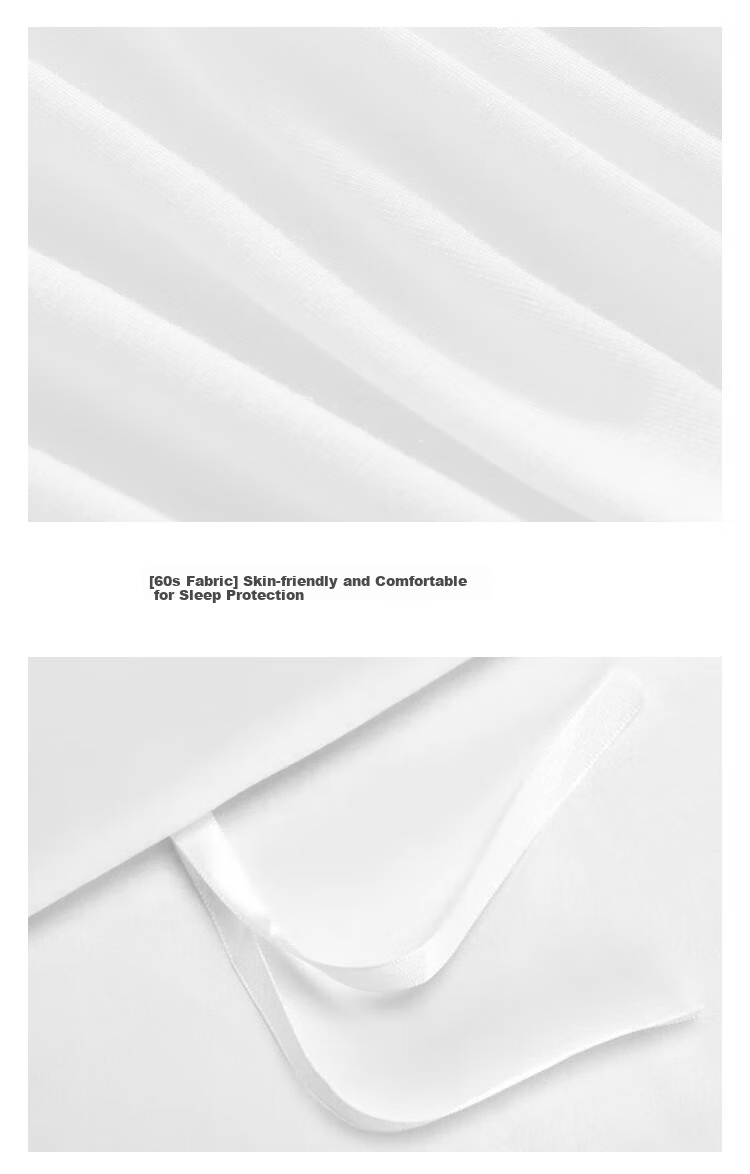 Ranpai Pure Cotton White Duvet Cover, Single Piece, 100% Cotton, Star-Rated Hotel Bedding, for 1.8m Bed, 220x240cm 8