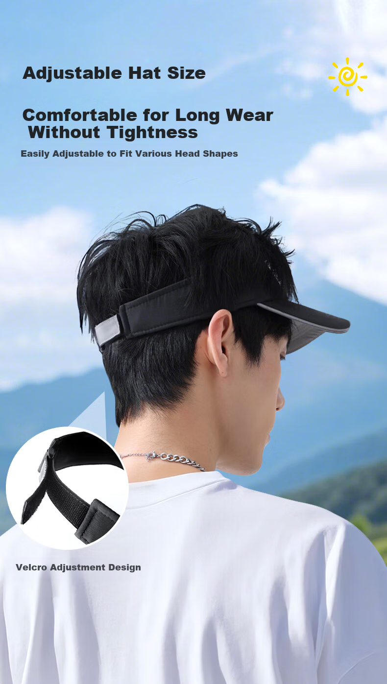 LI-NING Open-Top Sun Hat Unisex Sunshade Cap Running Sports Sun Protection Quick-Dry Outdoor Marathon Tennis Cap 9