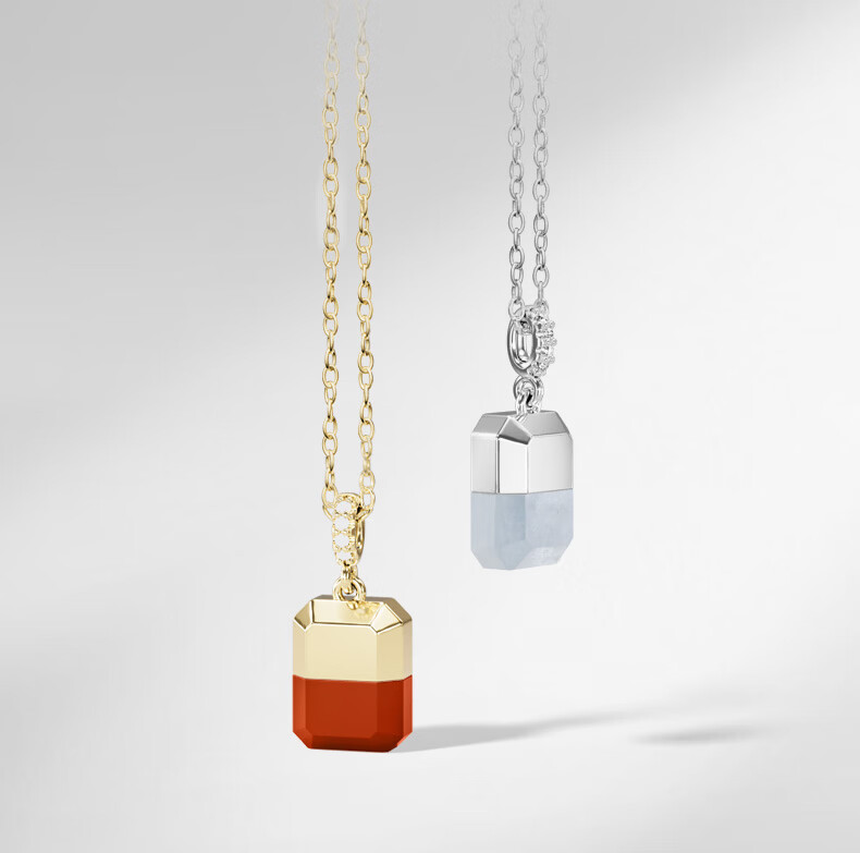HEFANG Lucky Sugar Cube Clavicle Necklace Jewelry Birthday Gift [520 Valentine's Day Gift] for Girlfriend 3