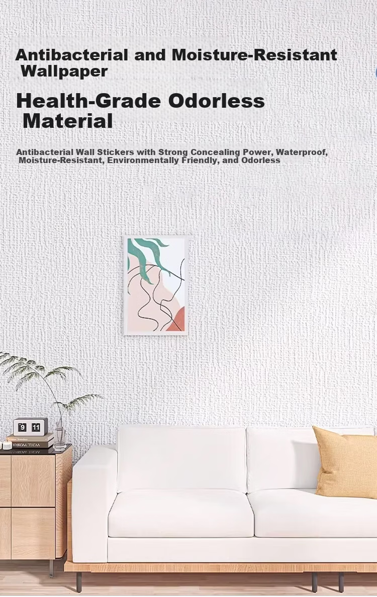 Qinghua Concealer Faux Tile Wall Stickers Thickened Moisture-Proof Anti-Collision Kitchen and Bathroom Waterproof Wallpaper Color Change Stick Light Gray 10 Pieces 1