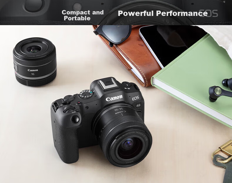 Canon R8 Full-Frame Mirrorless Digital Camera 4K Video HD Live Streaming Compact Portable High-Quality Professional Camera Travel Home Use 2