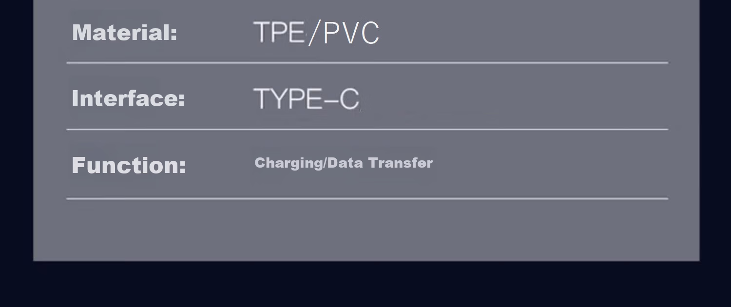 Jinling Shengbao Amazon Kindle Charging Cable Data Cable Paperwhite 6/5 Fast Charging Cable KPW6/5 E-Reader Power Cable Type-C 6A Charger Cable 1m 5