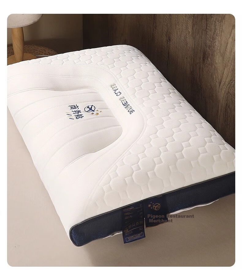 Yalu Latex Pillow Neck Support Sleep Aid Natural Rubber Pillow Core Single Student Dormitory Home Gray High Pillow 14