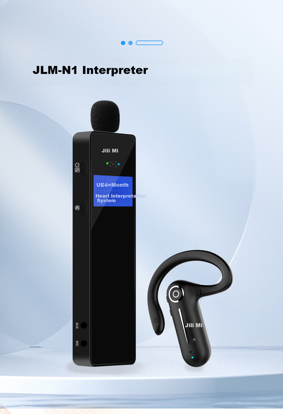 Jlimi Wireless Tour Guide System One-to-Many Headphones for Tour Guides, Scenic Spots, Museums, Conferences, Teaching, Reception, Hosting, Simultaneous Interpretation JLM-N1-50C 1