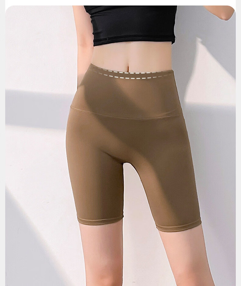 MINISO Women's Yoga Shorts Sports Shorts Five-Point Pants Spring Summer Running Shark Pants Pilates Yoga Fitness Pants 7