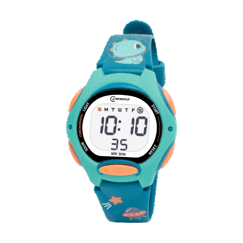 40,000 KM Electronic Watch Student Waterproof Kids Digital Watch Cartoon Watch for Elementary and Middle School Boys Children's Day Gift