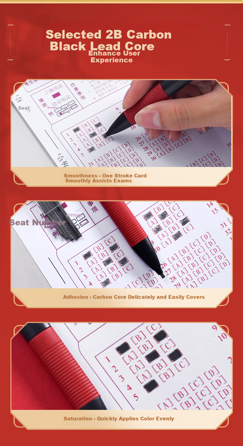 M&G Stationery 2B Exam Automatic Marking Pencil, Student Mid-Term Exam Special Automatic Pencil, Mechanical Pencil, 12 Pieces/box AMP33701 5