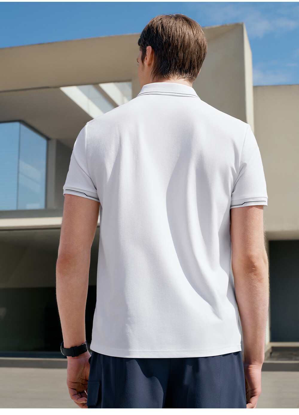 FILA Official Navigator Polo Shirt 2026 Summer Men's Cool Short Sleeve Sports T-Shirt Business Casual Top 41