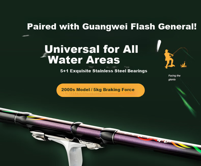 GW Fishing Rod, 2.4 Meters, Lightning Small Rock Short Section Rock Rod, Sliding Float Rock Fishing Rod, Ultra-Light And Ultra-Hard, Hand And Sea Dual-Use Casting Rod, Fishing Tackle 7