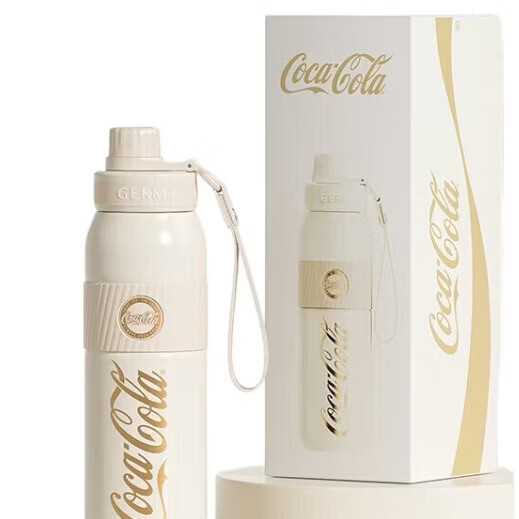 Germ x Coca-Cola Collaboration Trendy Water Bottle GE-CK23AW-B37 Apricot Beige 580ML