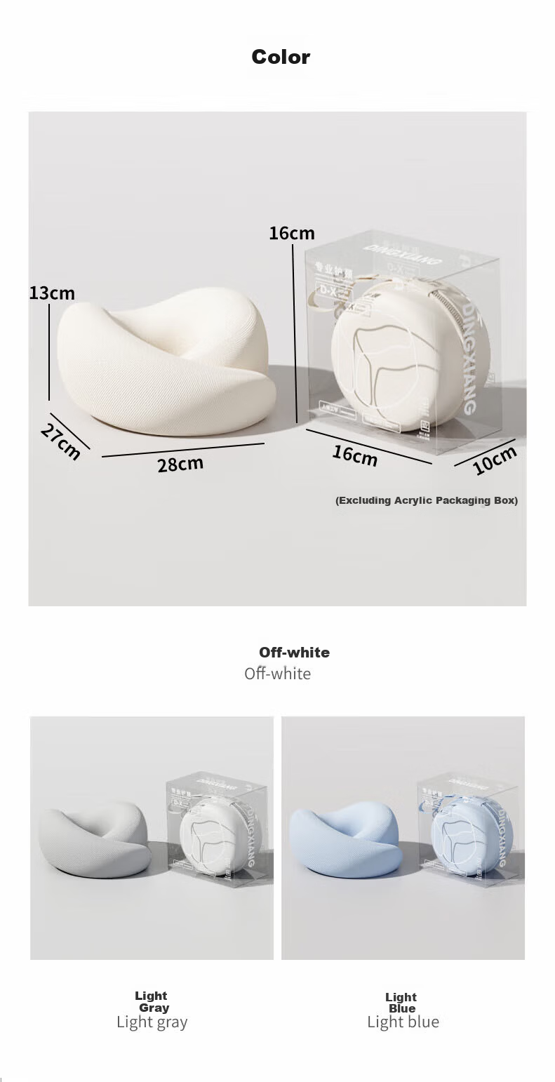 Wuyingongfang, Mu Yin Liangpin Textile Subsidiary U-Shaped Pillow, Portable Storage Travel Neck Support Pillow, Airplane Neck Pillow, Office Nap Pillow 10