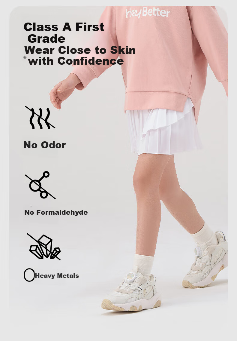 HeyBetter Kids Tennis Skirt Swan White (White) 130 6