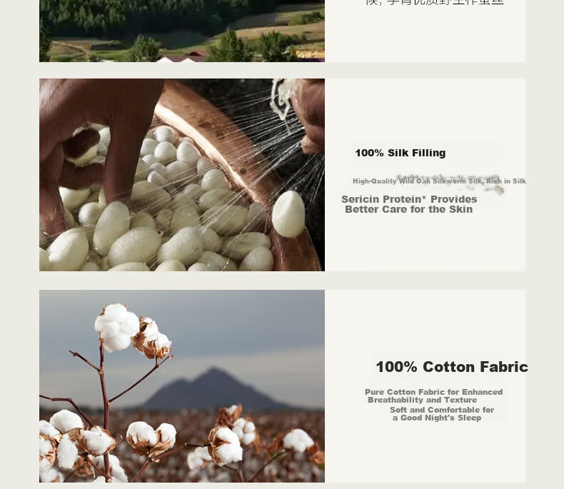 LOVO Lulaiafang, 100% Pure Cotton Class A Silk Spring And Autumn Comforter, 5.2 Jin (2.6 Kg), 220*240cm, White 5