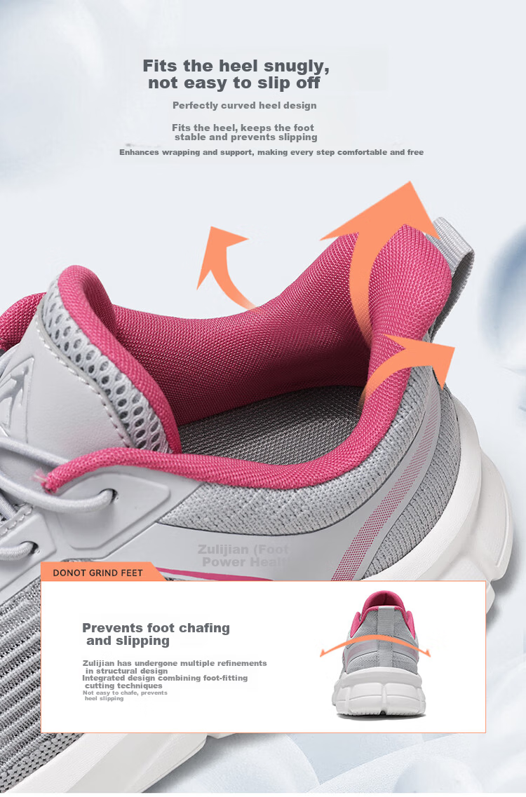 Zulijian Elderly Women's Shoes 2026 Slip-On Breathable Mesh Outdoor Non-Slip Sports Casual Shoes for Mom 5