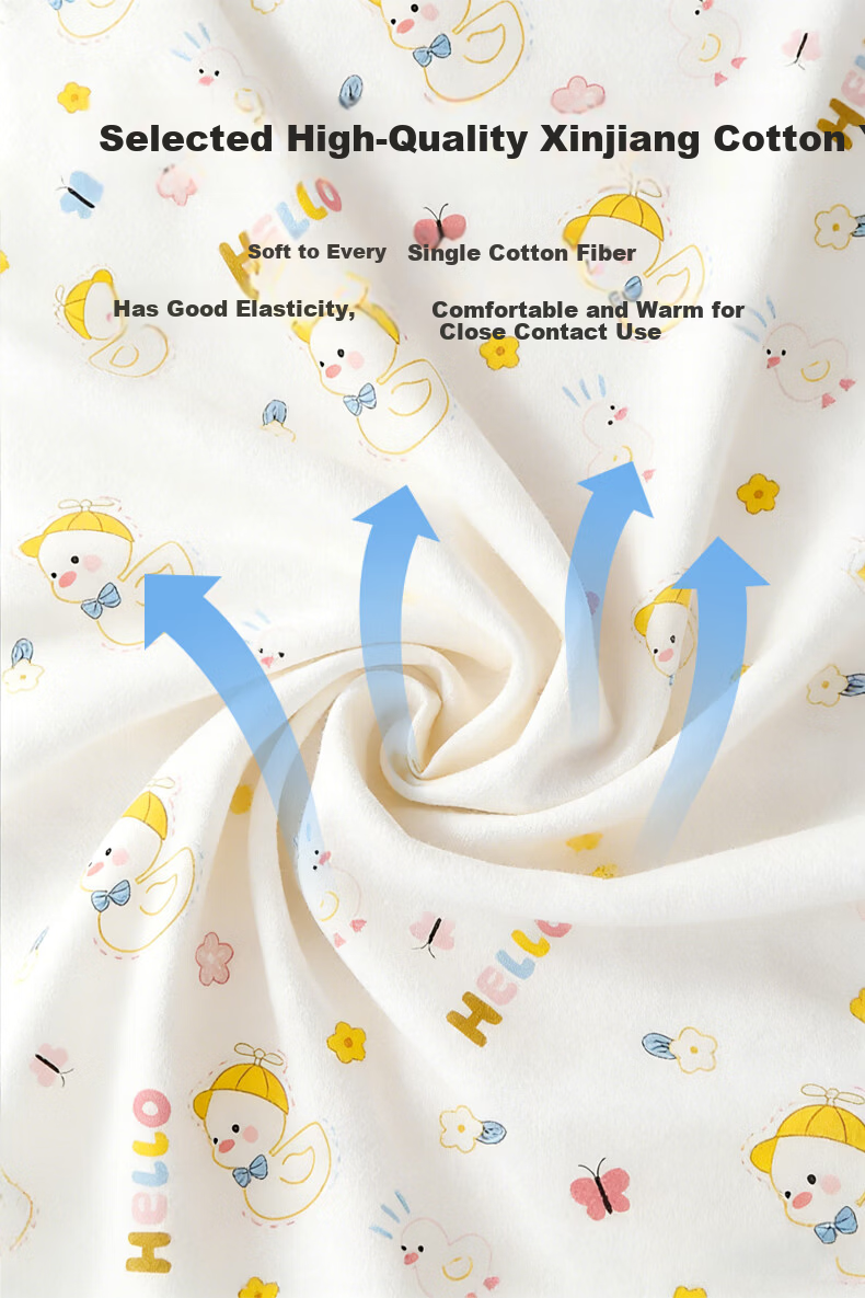 Ipoosi Baby Cotton Swaddle Blanket Wrap Sleep Sack Anti Startle Newborn Essentials 2-Pack 2