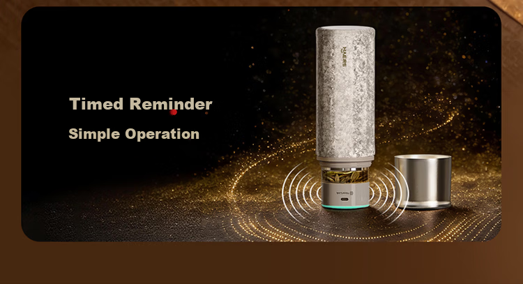 HarmonyOS Smart Titanium Cup Huawei Smart Life Pure Titanium Tea Infuser Cup 420ml Gift Business Gift Box 5