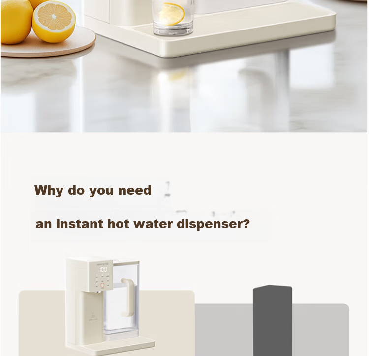 Joyoung Household Instant Hot Water Dispenser Office Desktop Small Direct Drinking Machine Instant Hot Water Electric Kettle Milk Tea Multi-Temperature Adjustable Kettle JYW-WJ180 4