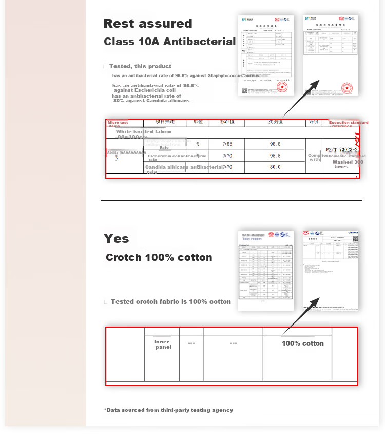 Langsha High-Waist Cotton Women's Boxer Briefs 10A Antibacterial Extended Crotch 50S Cotton Tummy Control Four-Point Underwear 15