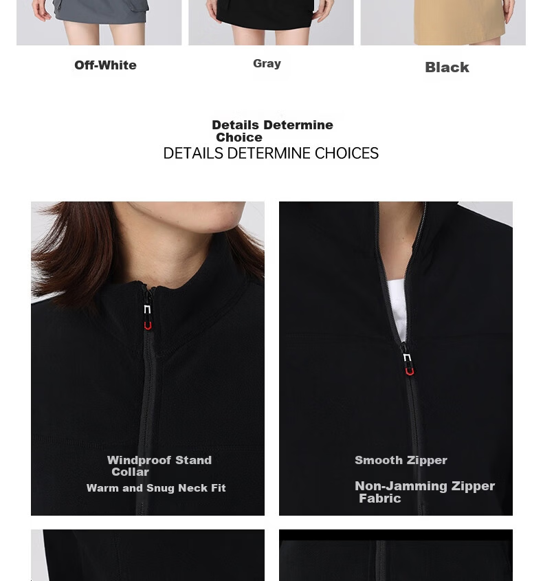 LangSha Unisex Fleece Liner Jacket Windproof Heated Outdoor Fleece Coat 14