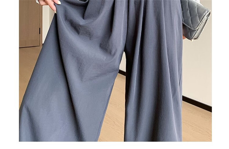 Langsha Japanese Style Yamamoto Pants Women Spring Summer 2026 New High Waist Casual Straight Loose Wide Leg Pants 23