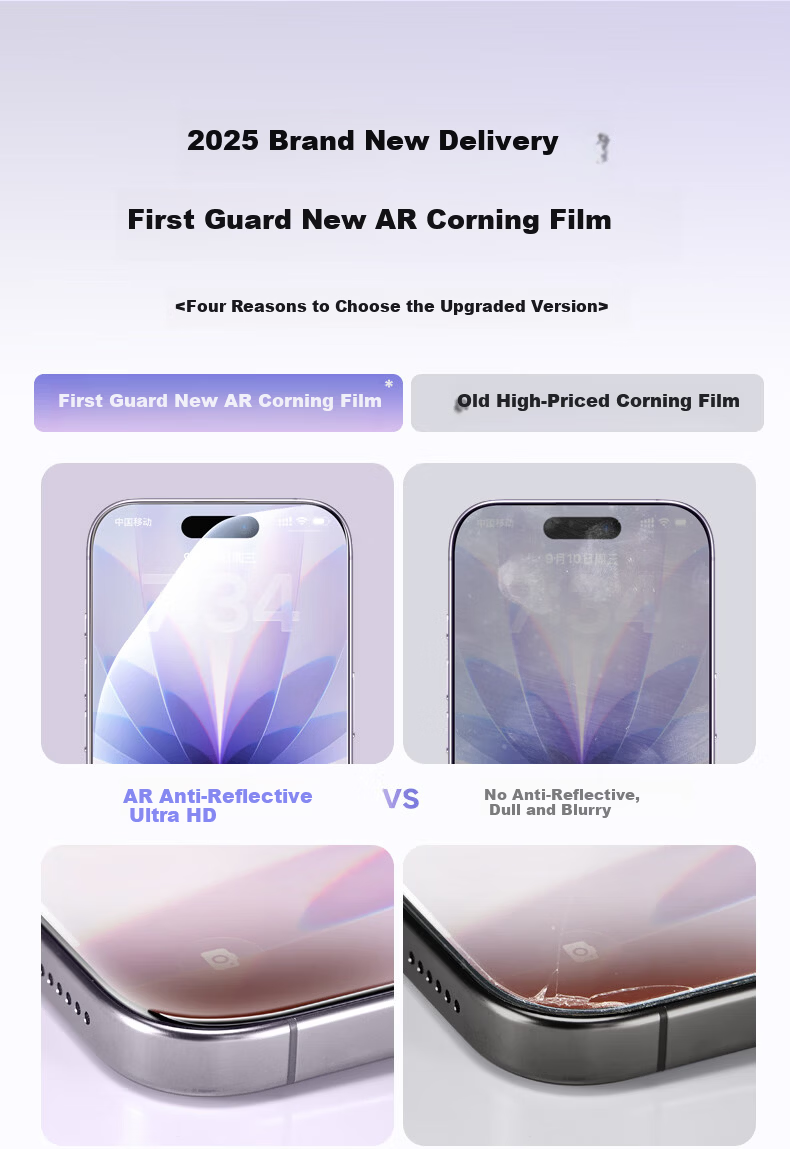 DIVI New Matte Privacy Screen Protector for iPhone 15/16 Anti-Spy Tempered Glass Matte Film, Anti-Fingerprint Gaming Protective Film, 2-Pack Dust-Free Packaging 2