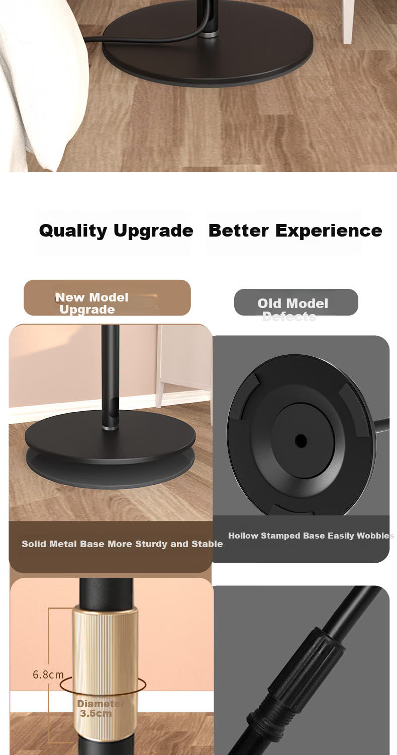 CINE Projector Floor Stand Mobile Lift Bedside Shelf for XGIMI, JmGO, Dangbei, Xiaomi, Epson, BenQ Projector Storage Rack PB16T 2