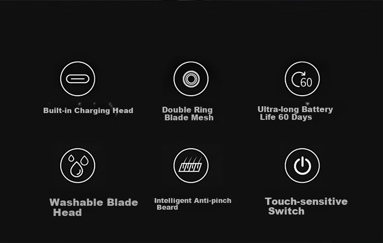 FLYCO FLYCO Bo Rui Electric Shaver, Fully Washable, Smart Rechargeable Portable Model Beard Trimmer, Gift for Father Or Boyfriend on Birthday Or Holiday, PS183 Subsidy 2