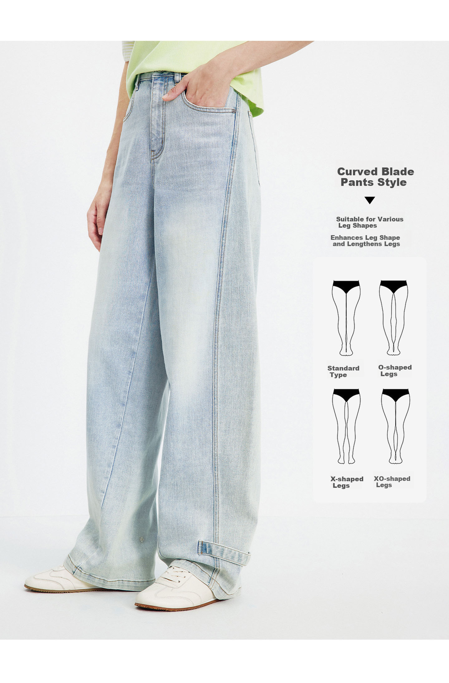 Navigare Italy Small Sailboat 26th Spring Summer New Skin-friendly Wide-leg Denim Workwear Cargo Pants 2312576503 8