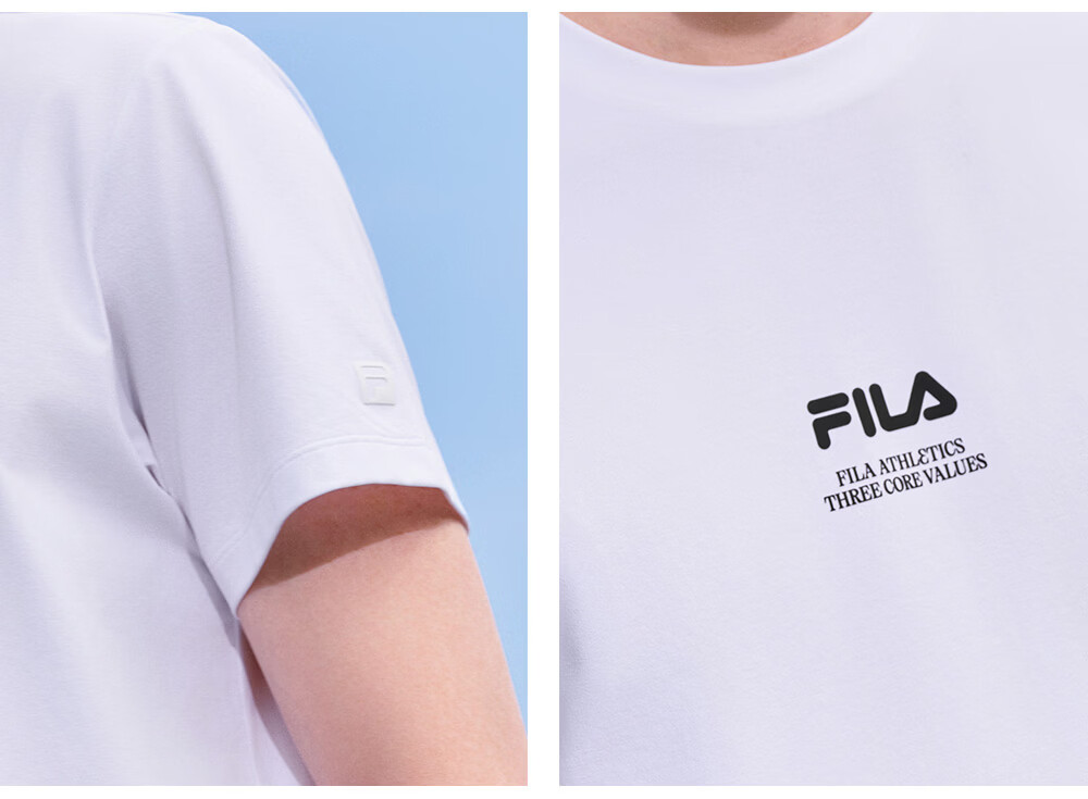 FILA Official Men's Knitted Short Sleeve Shirt 2026 Summer Fitness Sports Basic Moisture-Wicking Quick-Dry T-Shirt 28
