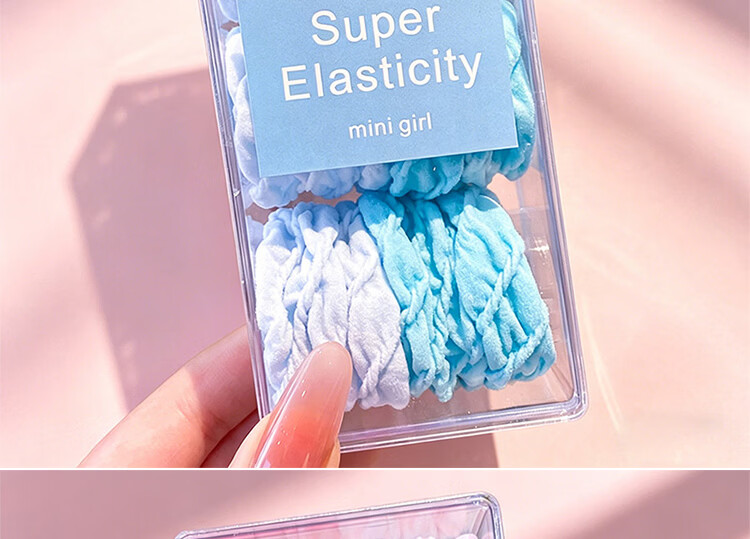 Princess Password Children's Day Gift High Elasticity Hair Tie for Girls Soft Hair Band Student Hair Rope Hair Accessory 2