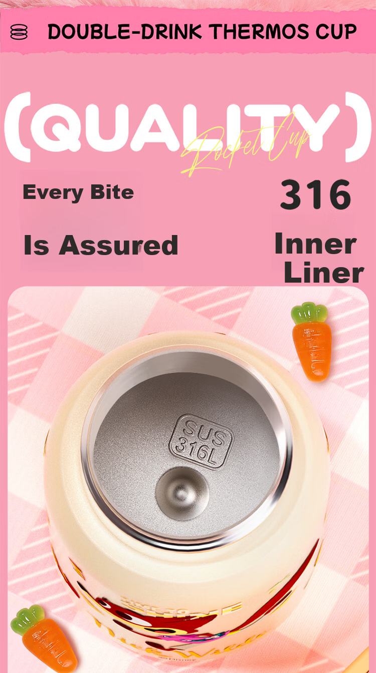 Disney Mini Stainless Steel Insulated Pocket Water Bottle for Women, Small Capacity Student Tea Cup, Portable Couple's Mug 5