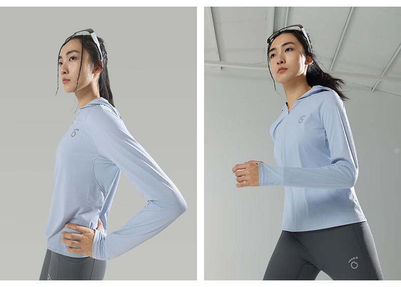 Macondo Women's Hooded Sun Protection Jacket Long Sleeve Cooling Slim Fit Short Style UV Protection Classic Off-White L 13