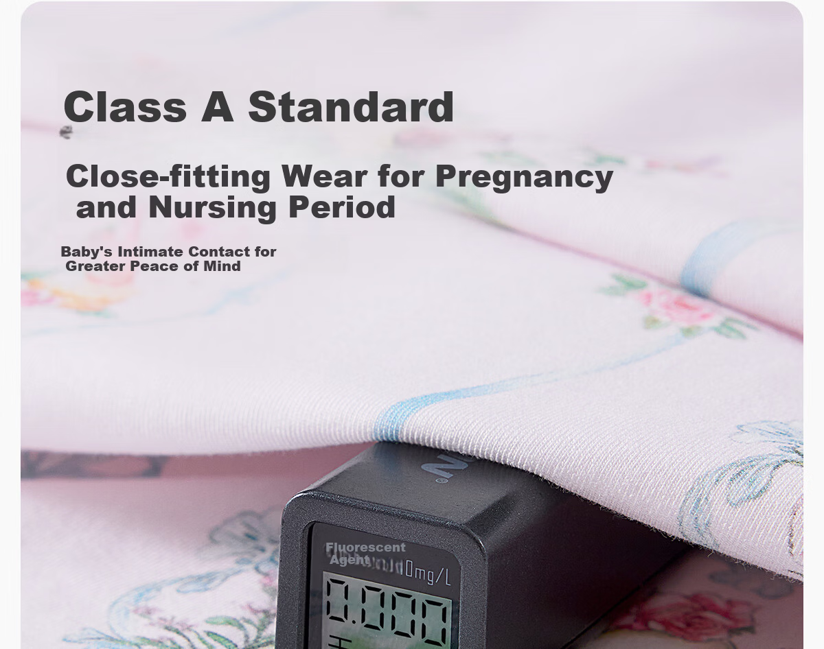 JOYNCLEON Maternity Pajamas Spring Summer 1-7 Months Tencel Cotton Nursing Sleepwear for Pregnant Women XL Jyz206095 22