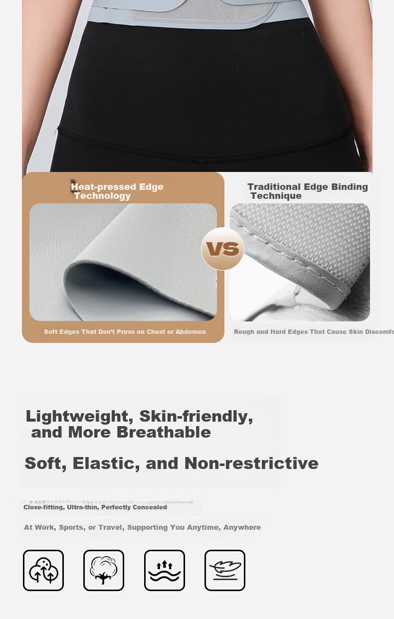 LI-NING Summer Thin Waist Support Belt Lumbar Disc Herniation Sports Unisex Waist Slimming Abdominal Binder Lumbar Muscle Support Fitness Sitting Aid 14
