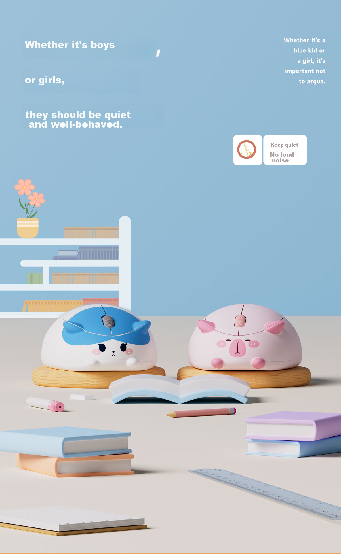 AKKO Cat Bluetooth Wireless Mouse Portable Cute Female High-Value Three-Mode Mouse Laptop Silent Office 2.4G Dual-Mode Battery Mouse Ragdoll 8