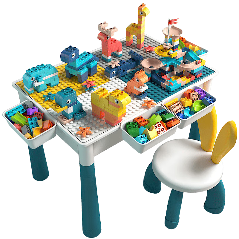 Huanmojia Random 160-Piece Large Building Blocks Construction Toy for Children Ages 1-3-6 Educational Gift for Boys and Girls Birthday Present