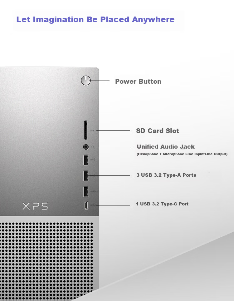 Dell XPS New Plus High-Performance Gaming Desktop (Ultra 7-265K 32GB 1TB RTX 5060 Ti) AI Design Station Black Myth OpenClaw 10