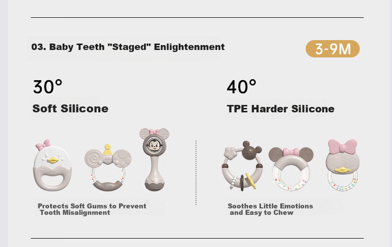Disney Newborn Gift Set Baby Rattle Teether 0-6 Months 14