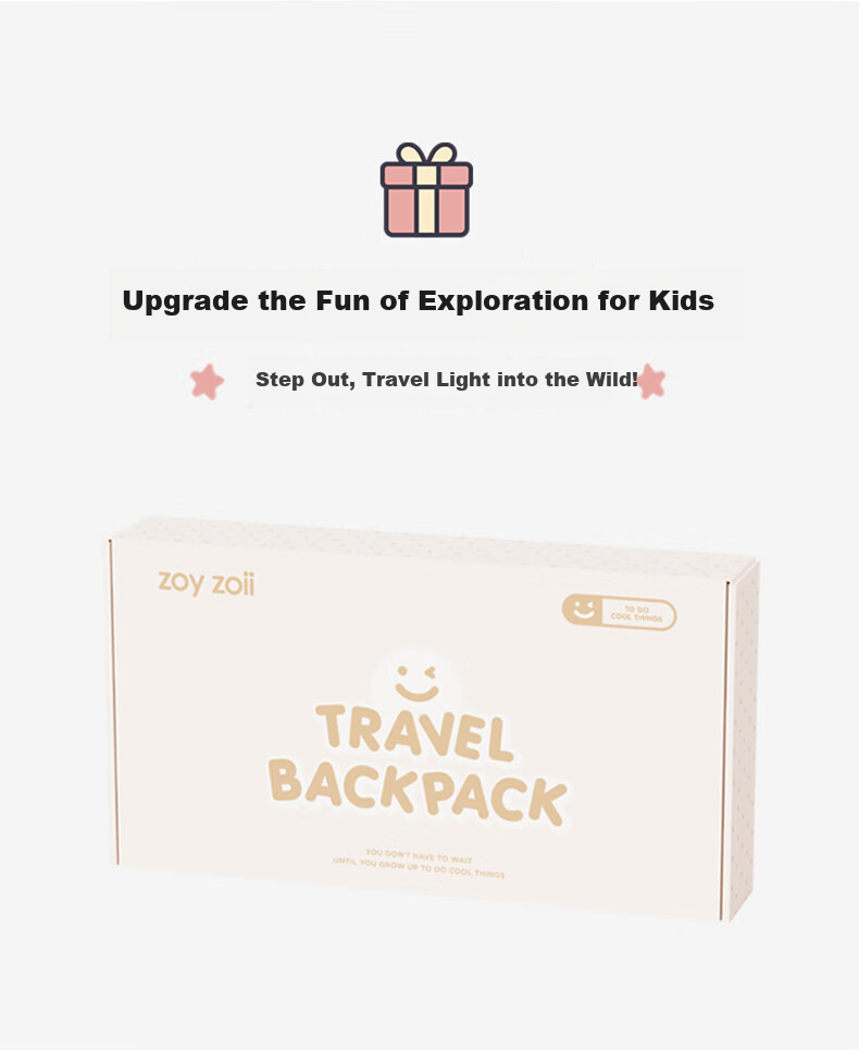 Zoy Zoii Kids Backpack Outdoor Travel Bag Lightweight School Bag for Boys and Girls Kindergarten Children’s Day Birthday Gift 11
