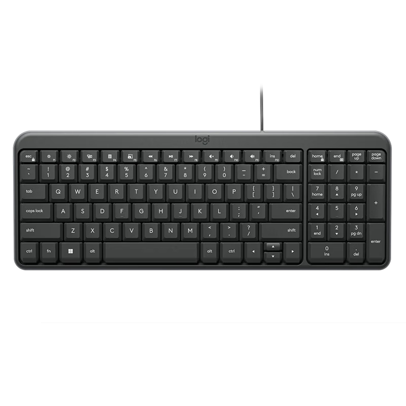 Logitech K106 [Enterprise Grade] Wired Business Office Keyboard USB Interface Computer Laptop Keyboard Plug And Play Full-Size Keyboard Black [Group Purchase Discount]